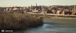 Der Potomac River vom Dach des Kennedy Centers aus gesehen. (Foto: Tänzer Kenji Kobayashi)