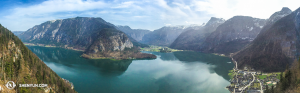 Okay, noch ein letztes Bild von Hallstatt, Österreich. (Foto: Annie Li, Bühnenprojektion)