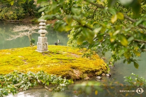 Momente der Stille inmitten eines vollen Terminplans, der zum ersten Mal Shows in Kyoto enthielt. (Foto: Kenji Kobayashi)