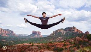 Edwin Fu im Red Rock State Park in Arizona. (Foto: Hirofumi Kobayashi)