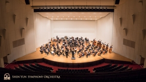 Probenzeit in der Tainan Cultural Center Performing Hall.