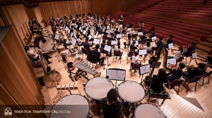 Probe im Konzertsaal des Pingtung County Performing Arts Center.