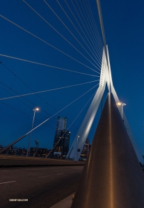Nach ihrer Fertigstellung schaukelte die Brücke bei starkem Wind. Gut, dass sie einige Änderungen vorgenommen haben, bevor wir darüber gegangen sind. (Foto: Andrew Fung)
