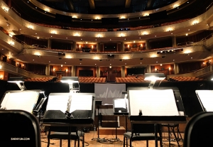 Die Percussion-Sektion ist eingerichtet. Sieht einladend aus! (Foto: Karen Chen)
